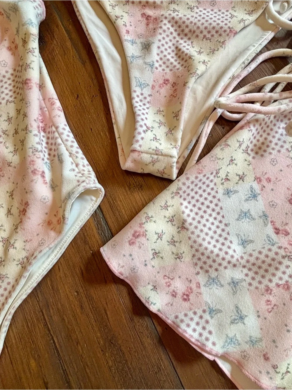 NWT/NWOT Frankie’s bikinis x Sydney Sweeney 4 piece Terry swim set